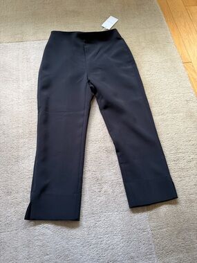 Kookai Black High-Waist Crop Pants